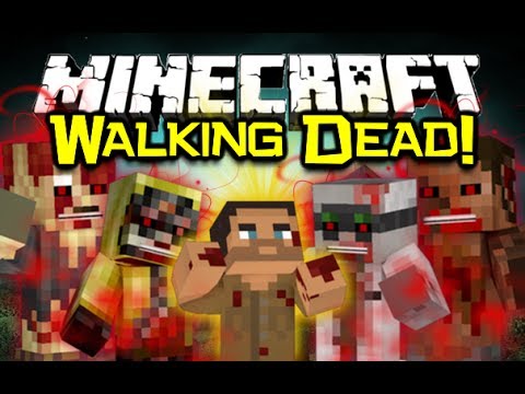 Minecraft: THE CRAFTING DEAD MOD Spotlight! - Walking Dead & DayZ Survival! (Minecraft Mod Showcase)