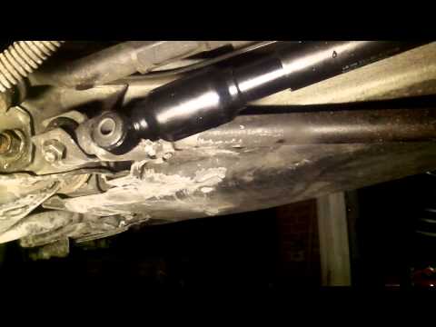 How to replace a Mercedes steering damper W208 and others