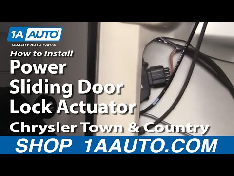 How To Install Replace Power Sliding Door Lock Actuator Chrysler Town and Country 01-07 1AAuto.com