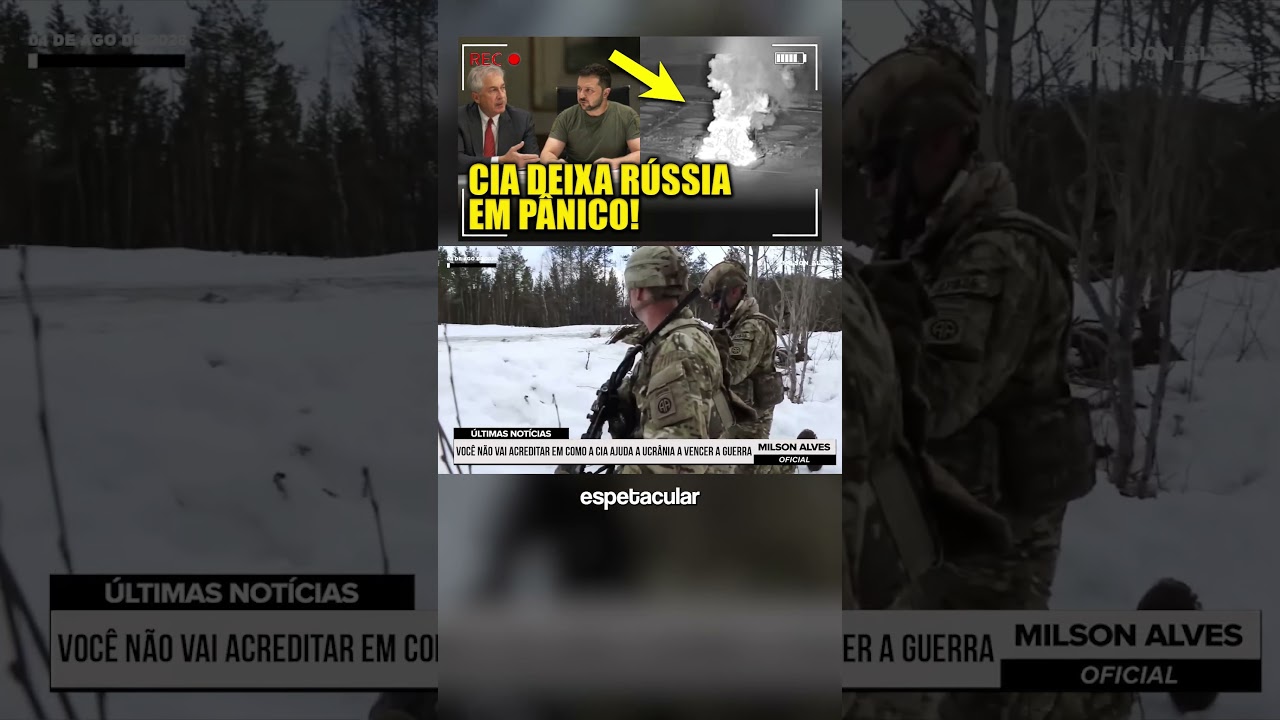 ⁠VOCÊ NÃO VAI ACREDITAR em como a CIA ajuda a Ucrânia a VENCER A GUERRA
