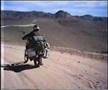 verbogener Lenker in Wüste: Motorradfahrt(10), Guelta, Hoggar, Algerien 1986-31