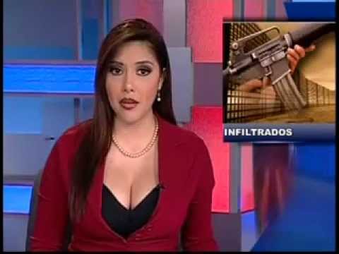 Newscaster Cleavage