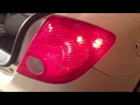 How To Change Rear Blinker on a Pontiac G6