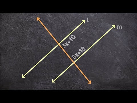 how to prove lines are parallel using angles