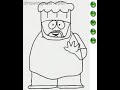 Learn To Draw Chef From South Park