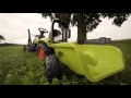 Miniature vidéo Tracteur Claas Arion 410 avec arceau et remorque