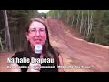Vidéo Youtube - La responsable en environnement à la MRC Rocher-Percé, Nathalie Drapeau, décrit le futur site de compostage à Chandler.