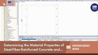 KB 001601 | Ermittlung der Materialeigenschaften von Stahlfaserbeton und deren Verwendung in RFEM