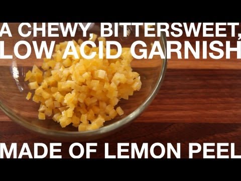 how to use a lemon peel