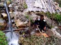 First of three videos showing traditional water-powered way of grinding a block of shokposhing (wood of Juniperus recurva) to a paste which forms the main ingredient of traditional incense in Tawang and adjacent parts of Eastern Bhutan. - Incense making