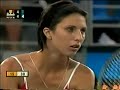 Justine エナン vs Anastasia Myskina Athens 2004 Semi 4／17
