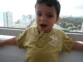 Noah singing Dip the Apple in the Honey