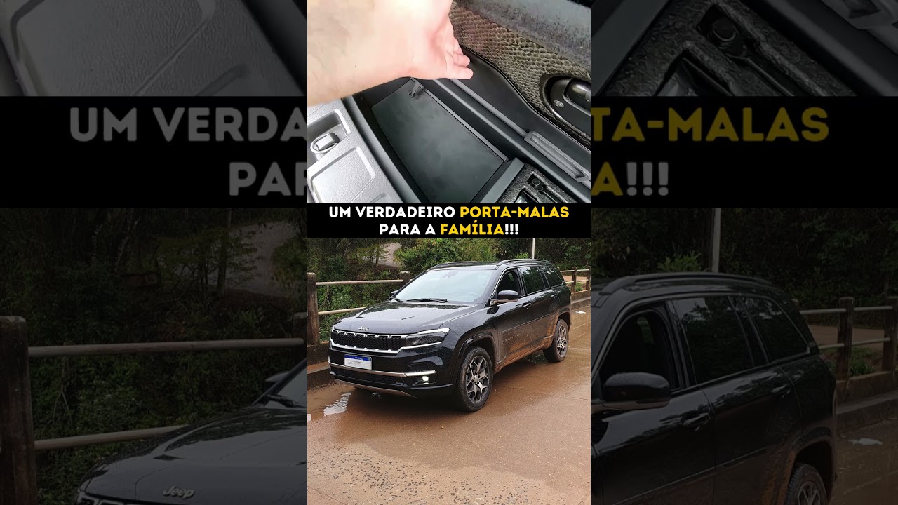 Um verdadeiro porta-malas para a sua família!!! #jeepcommander