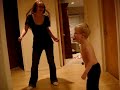Rachel Sussman teaching Josh to dance Rachel Sussman teaching Josh to dance