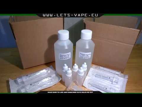 how to make e juice with vegetable oil