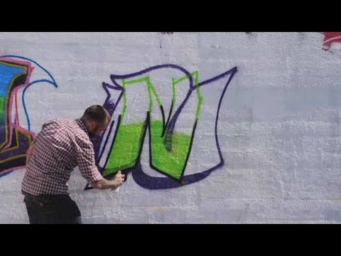 how to draw graffiti n