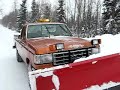 2-11-08 snow plowing BOSS/F-250 2-11-08 snow plowing BOSS/F-250
