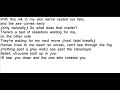 Avenged Sevenfold - Remenissions (Lyrics)