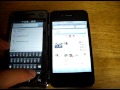 MOTOROI XT720 With TheRoi by Oamblog.com VS iPhone 4 Web Surfing Speed Test