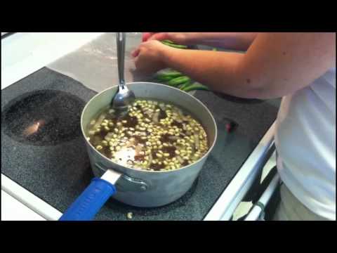 how to freeze purple hull peas