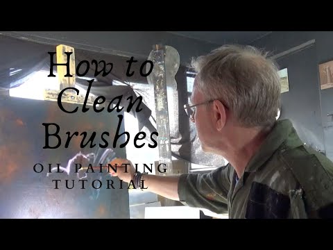 video-linktoworks-How to clean oil painting brushes