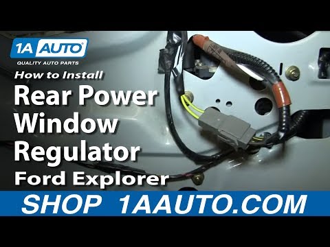 How To Install Replace Rear Power Window Regulator 2002-05 Ford Explorer Mercury Mountaineer