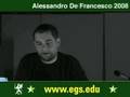 Alessandro De Francesco - European Graduate School - 2007 6