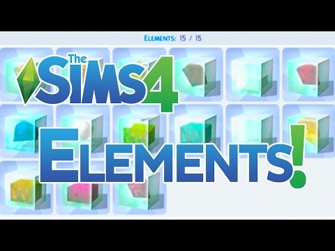 how to collect elements sims 4