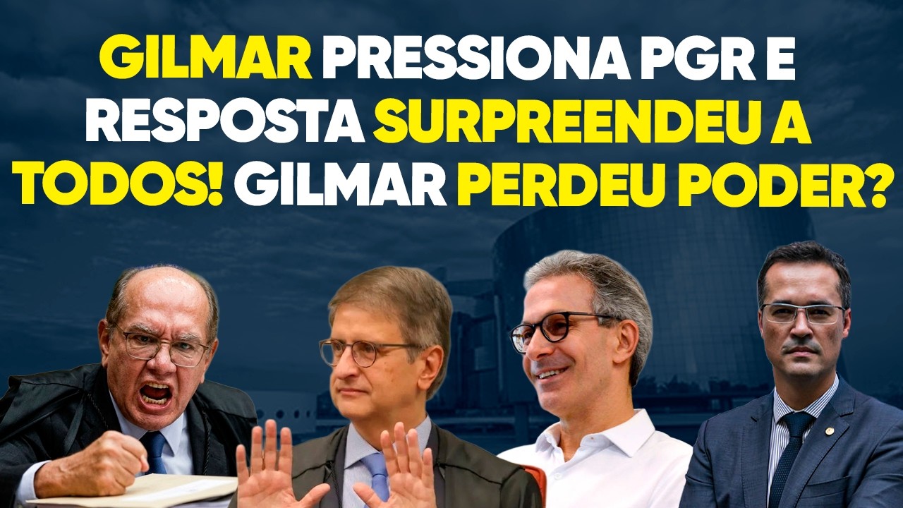 Gilmar pressiona PGR para punir Zema e resposta é de cair o queixo!