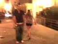 coche ardiendo en el botellon