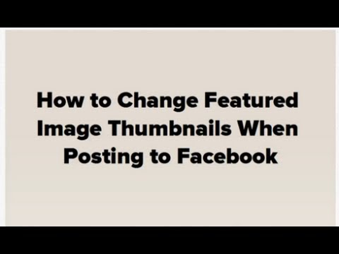 how to post wordpress to facebook