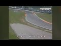 Exclusive footage of Fiat Yamaha's Valentino Rossi crashing in the second free practice session of the Italian Grand Prix at the Mugello circuit.