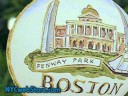 Boston Glass Christmas Ornament
