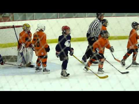 Kids Ice Hockey Game – end of game