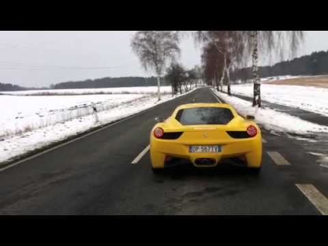 video auto Kickstart Ferrari 458 Italia