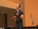 temazcal for maracas and tape
composer: javier alvarez
performer: mikkel ib
location: sinfonic hall, denmark