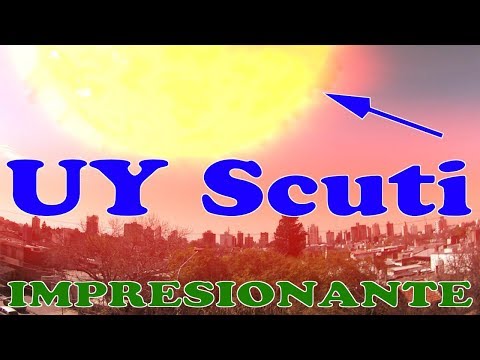UY Scuti acercándose de la Tierra