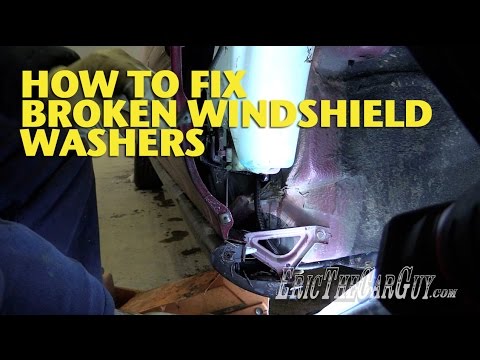 How To Fix Broken Windshield Washers -EricTheCarGuy