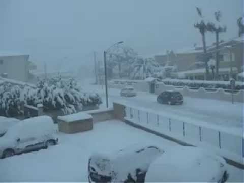 Neige à Marignane - 7 Janvier 2009