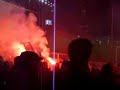 OM-PSG 17/02/08: Fumigènes en folie dans le virage Sud
