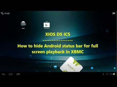 how to make xbmc full screen