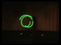 tearing up the talent show with glowsticks