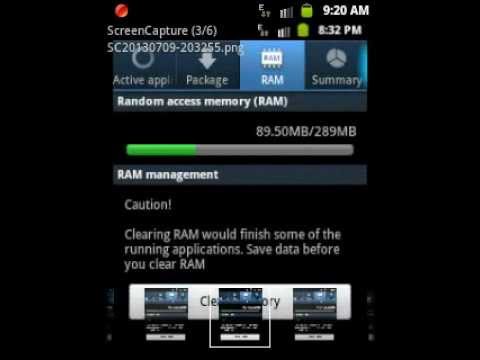 how to get more ram in samsung galaxy y