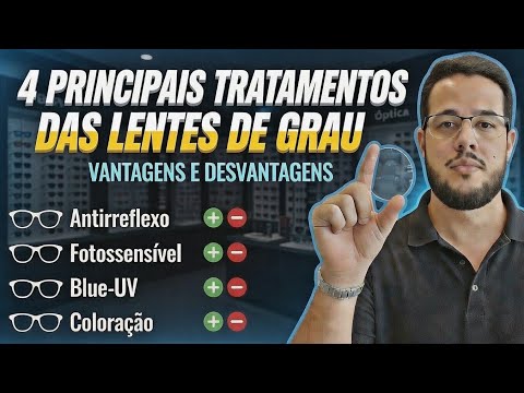 Principais Tratamentos Aplicados nas Lentes dos Óculos de Grau (Vantagens e Desvantagens)