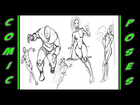 how to draw dynamic poses