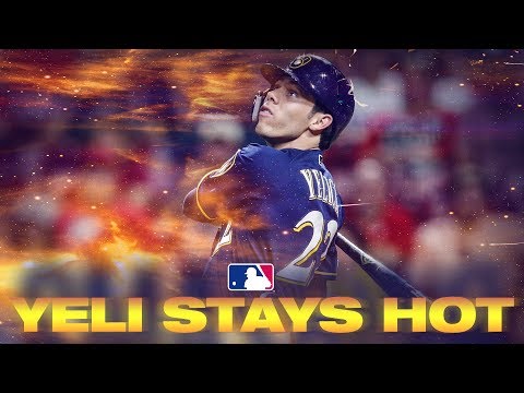 Video: Christian Yelich STILL HOT in MLB Second Half | MLB Highlights