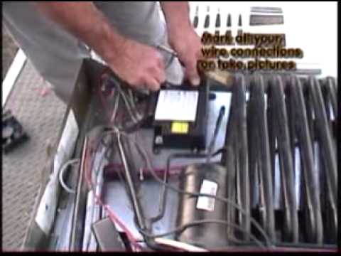 how to replace rv cooling unit