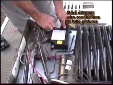 how to change rv cooling unit