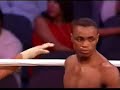 1st round of manny pacquiao(33-2-1) vs jorge eliecer julio(44-3-0). this is pacquiao's 2nd defense of his ibf super bantamweight title against the 2 time world champion.