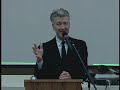David Lynch: Consciousness, Creativity and the Brain David Lynch: Consciousness, Creativity and the Brain